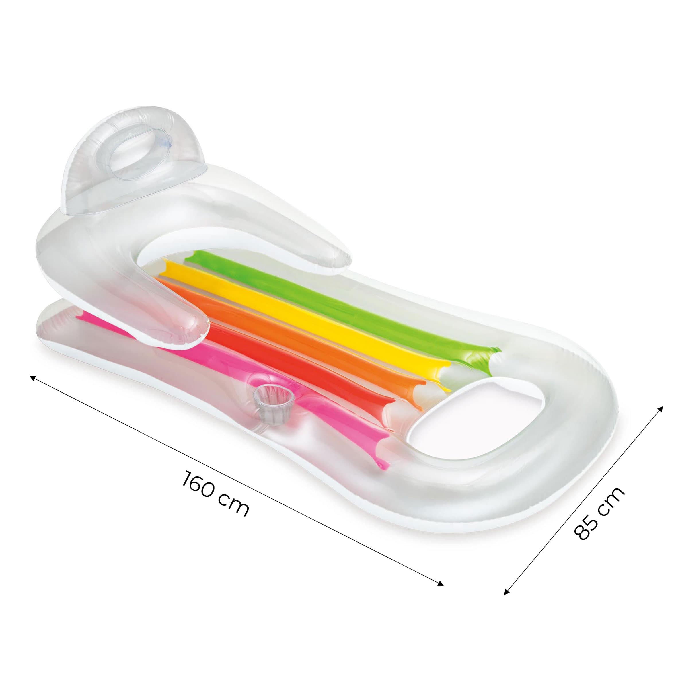 Materac dmuchany do pływania INTEX 58802 WHITE