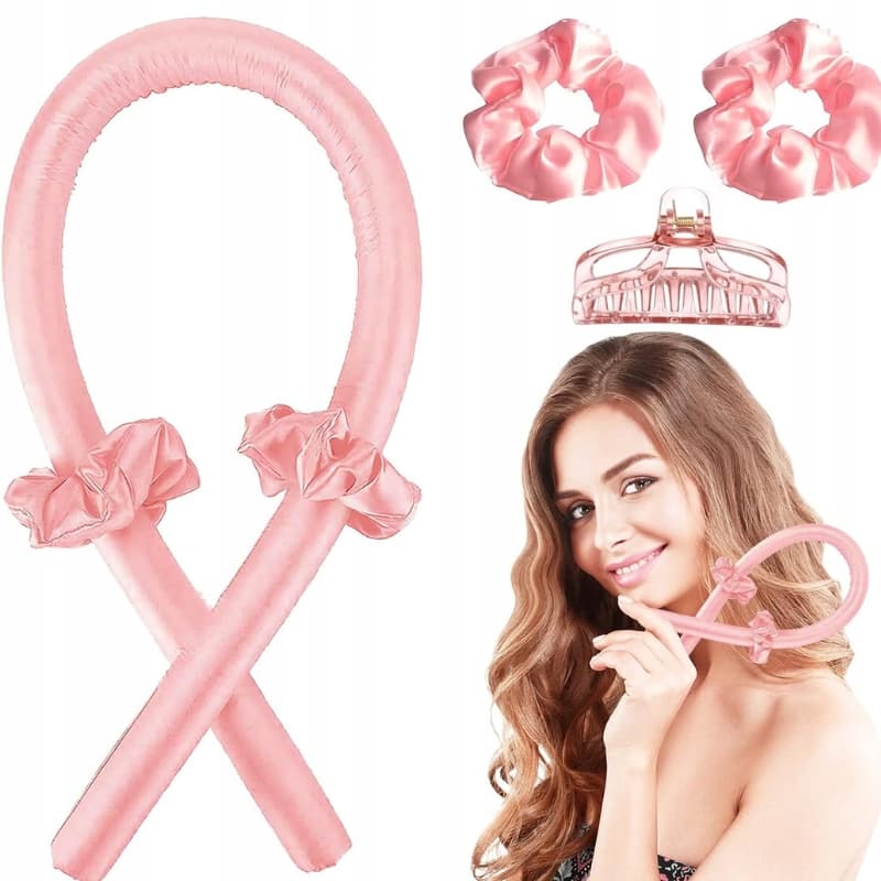 B10_tds0279_Wałek do kręcenia włosów - RÓŻ