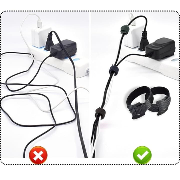 b7_tds0461C_Opaski rzep na kable 100szt.