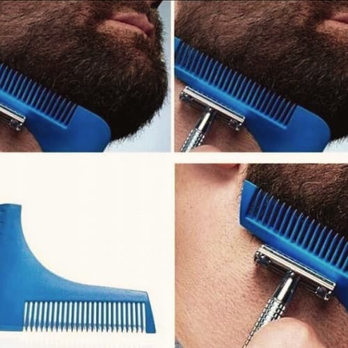 b1_S11 Grzebień do stylizacji model 2 niebieski