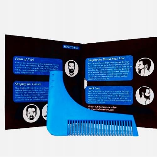 b1_S11 Grzebień do stylizacji model 2 niebieski