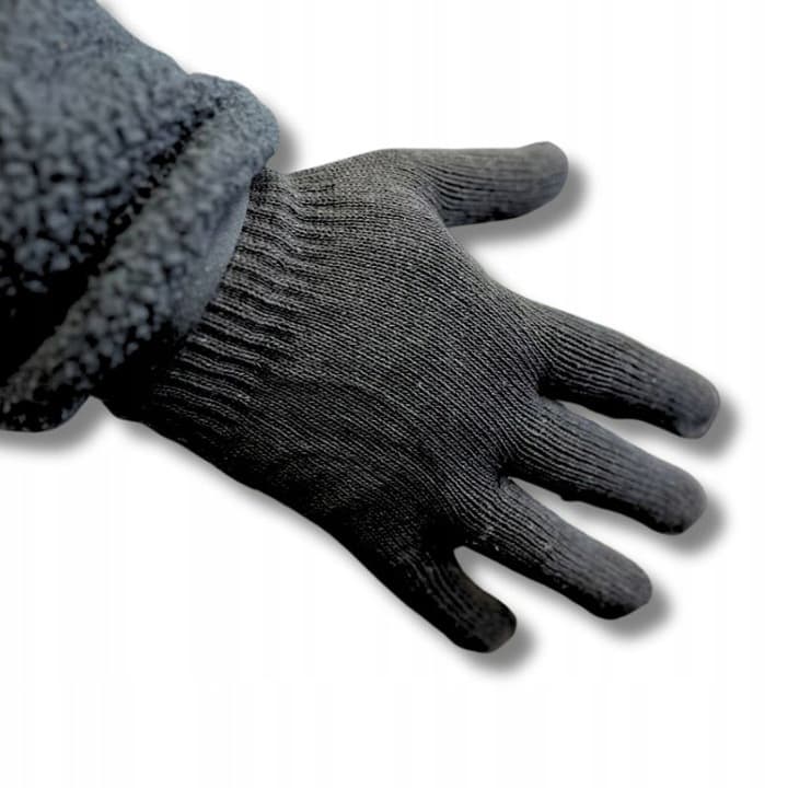A12_ środek 0582_Rękawiczki Czarne pełne