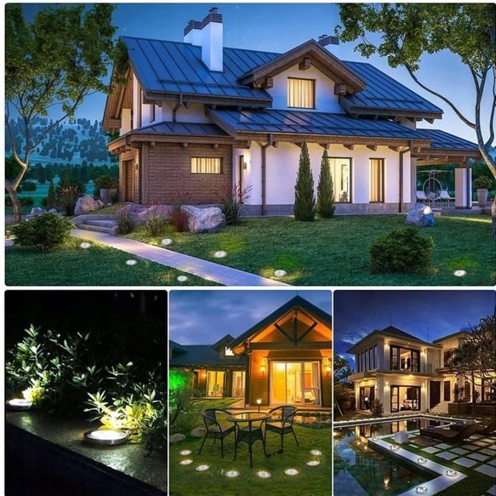 C1_tds0572_4x Solarna lampa gruntowa 16 LED