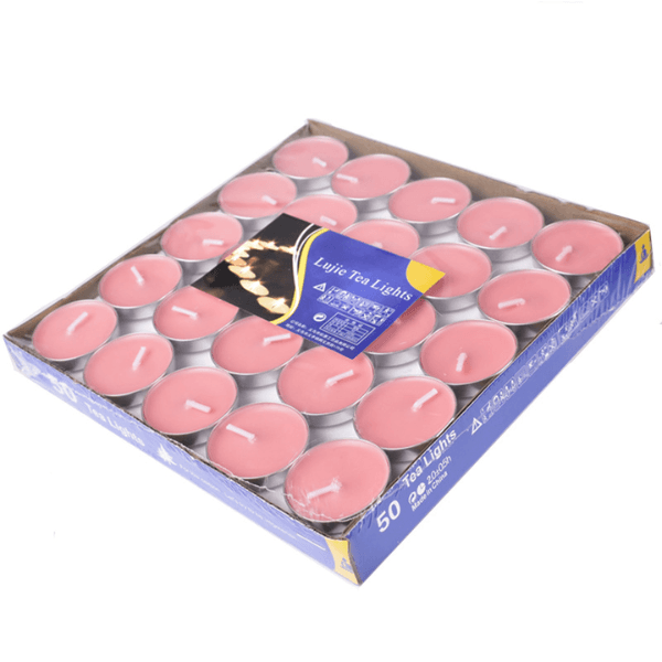 A12_tds0004b_Różowe - podgrzewacze świeczki 50x set