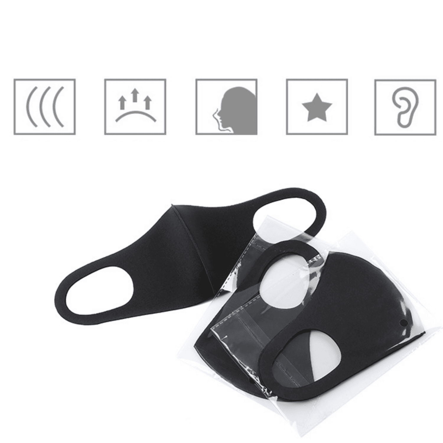 a9/ AX2_Q43 Maska czarna