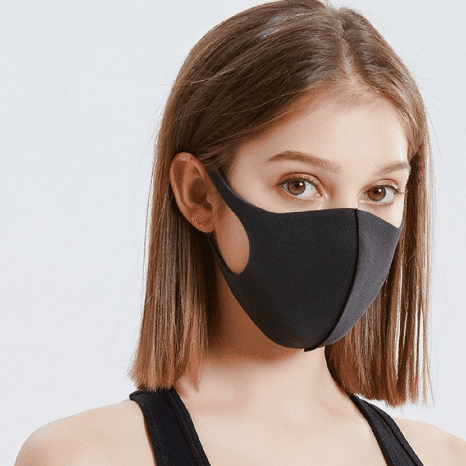 a9/ AX2_Q43 Maska czarna