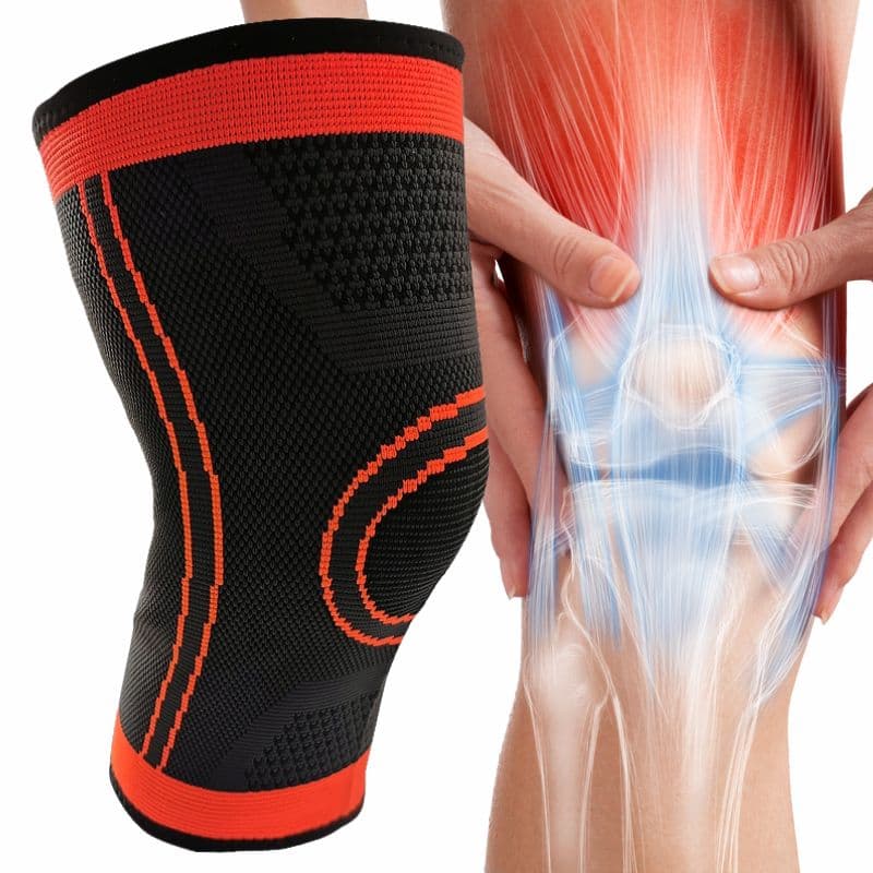 A00_tds0680_ Opaska na kolano XL - ORANGE