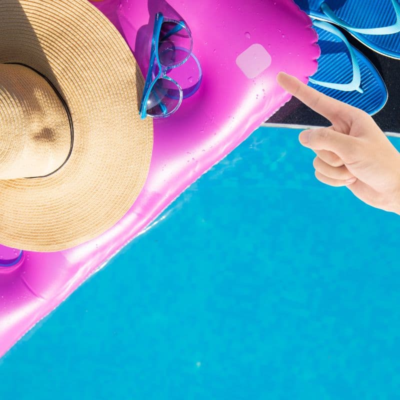 tds0646z_ Zestaw naprawczy do materaców basenów 5x