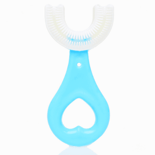 a6_Y88 Szczoteczka w kształcie U kolor niebieski