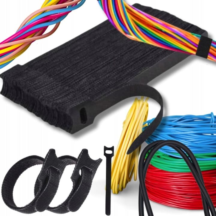 b7_tds0461C_Opaski rzep na kable 100szt.