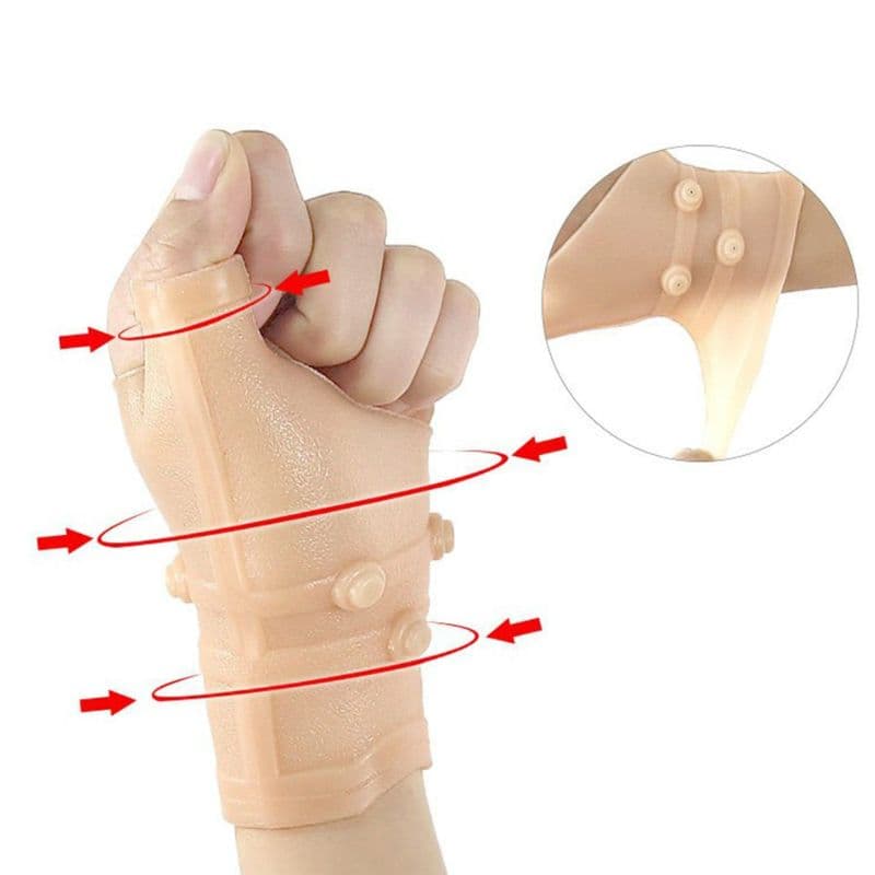 A3_tds0395_Opaska silikonowa nadgarstek - 3x magnes