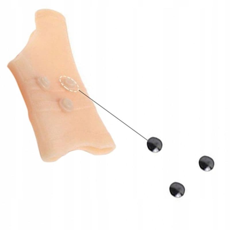 A3_tds0395_Opaska silikonowa nadgarstek - 3x magnes