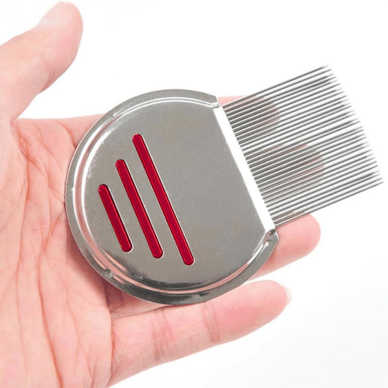 A1_tds0543_Grzebień na wszy szary okrągły