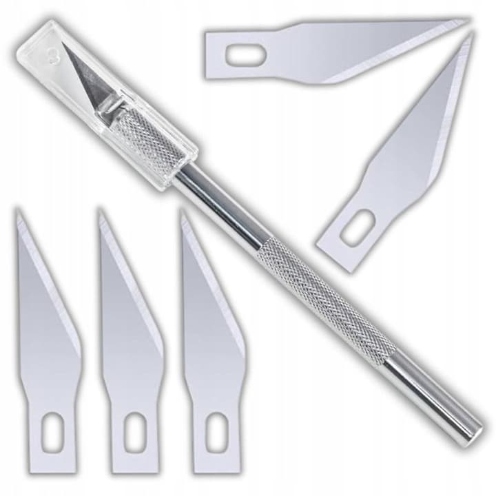 A15_tds0599_Skalpel nóż + 5 ostrzy
