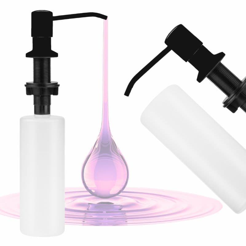 CX3_tds0714_Dozownik do mydła black 300ml