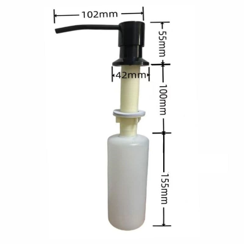 CX3_tds0714_Dozownik do mydła black 300ml