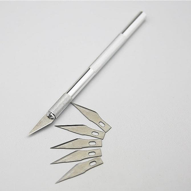 A15_tds0599_Skalpel nóż + 5 ostrzy