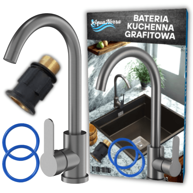 Ax_środek_tds0673_Bateria kuchenna GRAFITOWA AquaNerra