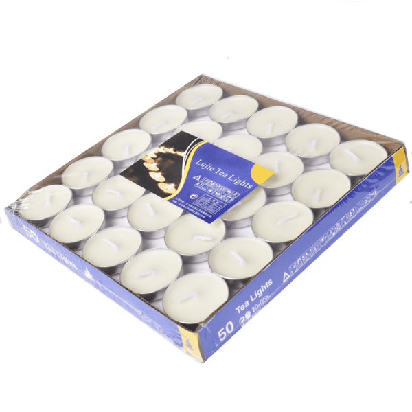 A12_tds0004a_Białe - podgrzewacze świeczki 50x set