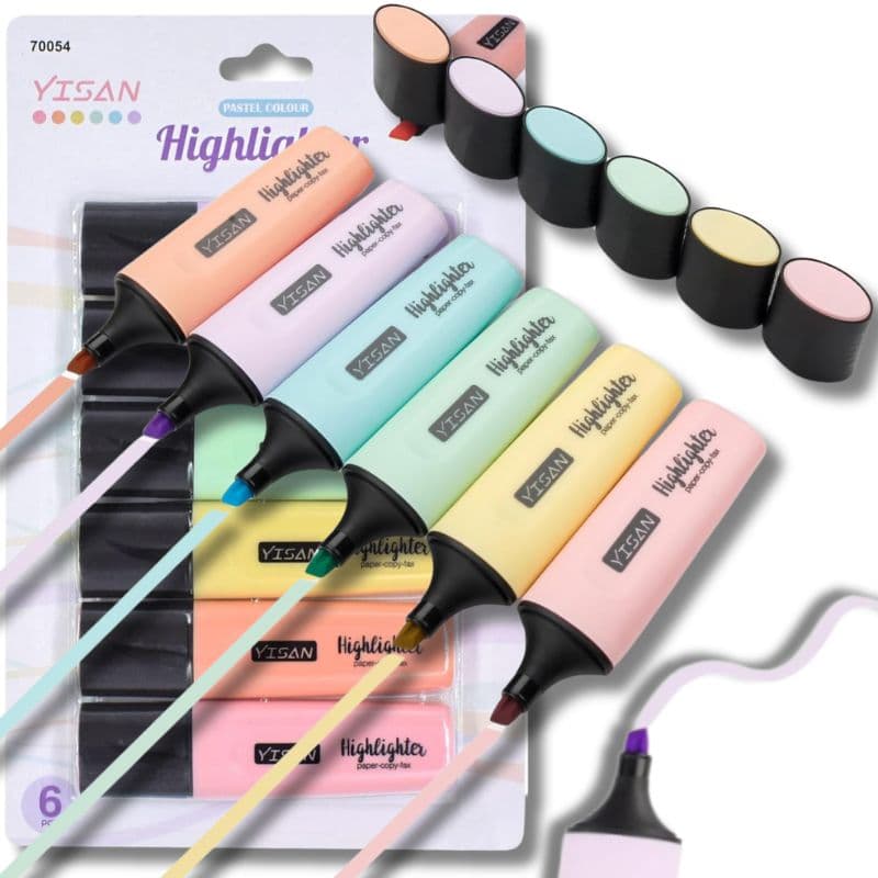 B2 tds0579_Zakreślacze kolorowe zestaw