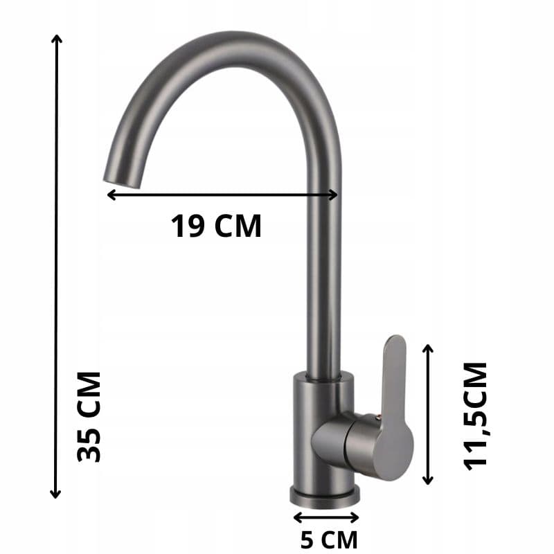 Ax_środek_tds0673_Bateria kuchenna GRAFITOWA AquaNerra