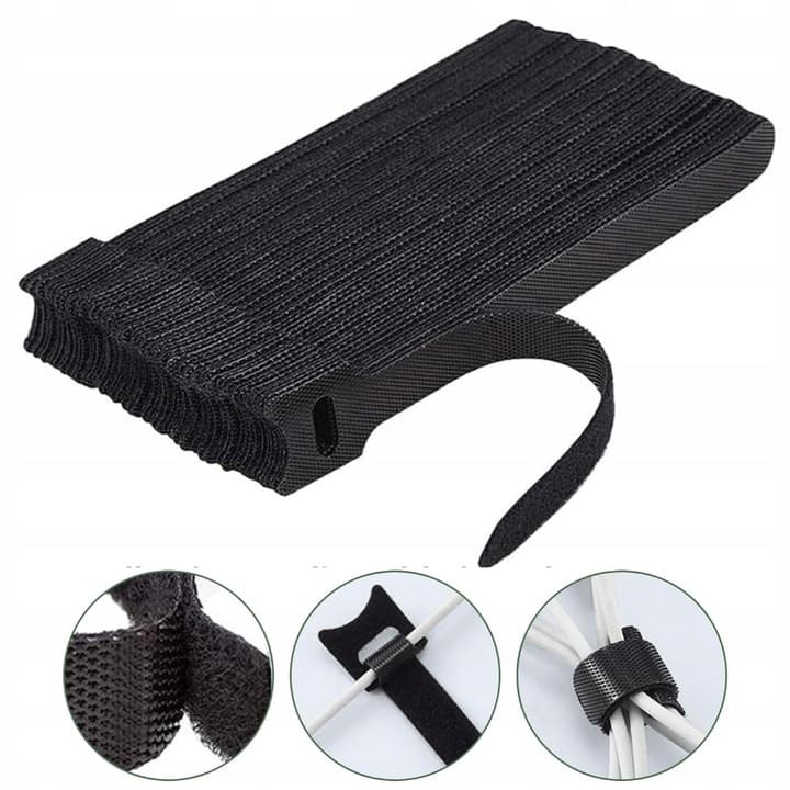 b7_tds0461C_Opaski rzep na kable 100szt.