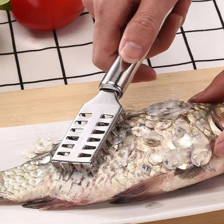 B2_tds0434_Skrobak do ryb metalowy