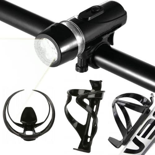 Ax4_X68 Lampka do roweru przód plus bidon