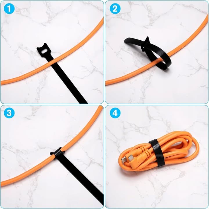 b7_tds0461C_Opaski rzep na kable 100szt.