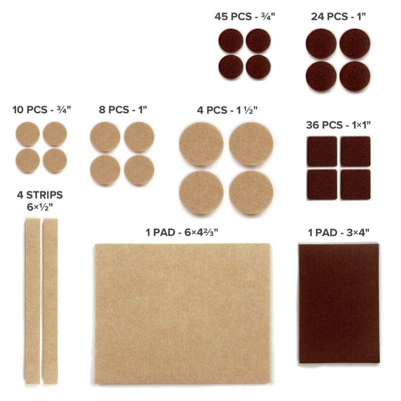 H11_tds0660_Zestaw podkładek pod meble - SilentPads