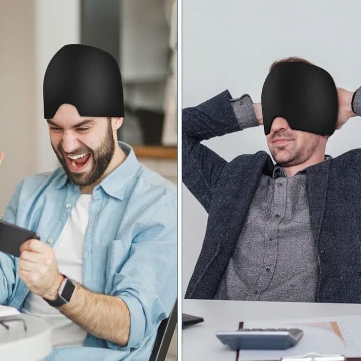 H12_tds0401_Czapka na migrenę ból głowy gorączkę