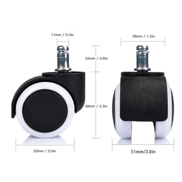 B13_V04 Kółka do krzesła ( 5 szt )