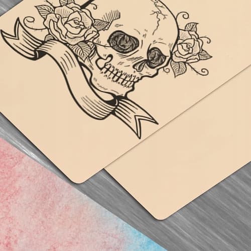 B10_tds0431_Sztuczna skóra do tatuażu 10x