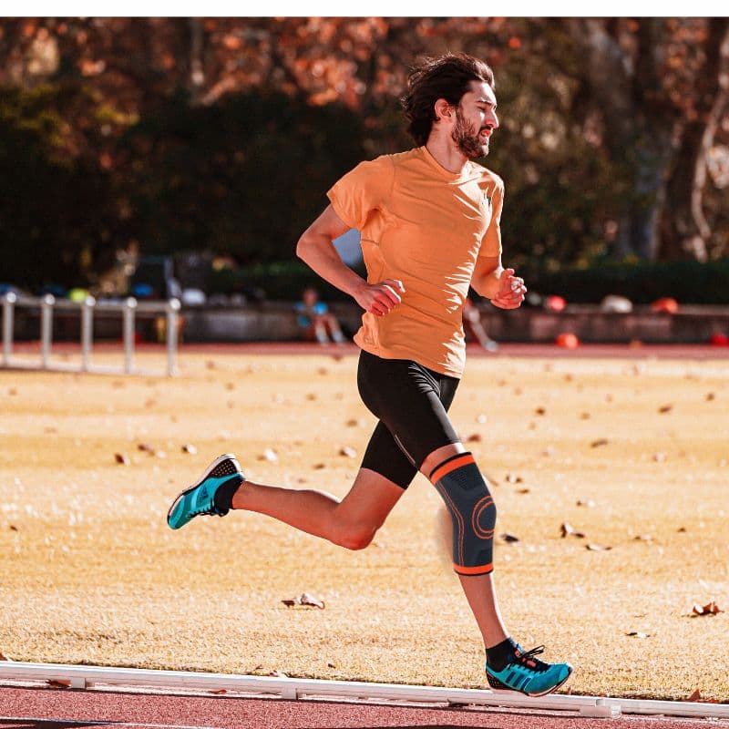 A00_tds0680_ Opaska na kolano XL - ORANGE