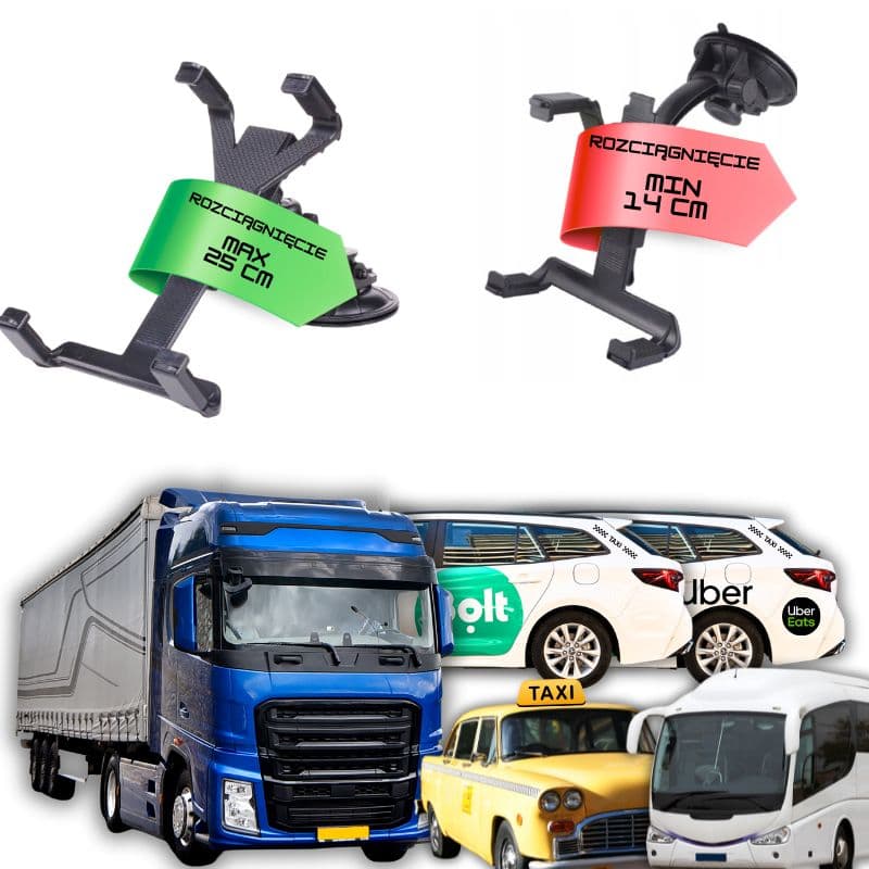 tds0698_Duży uchwyt na tablet do TIRA AUTA