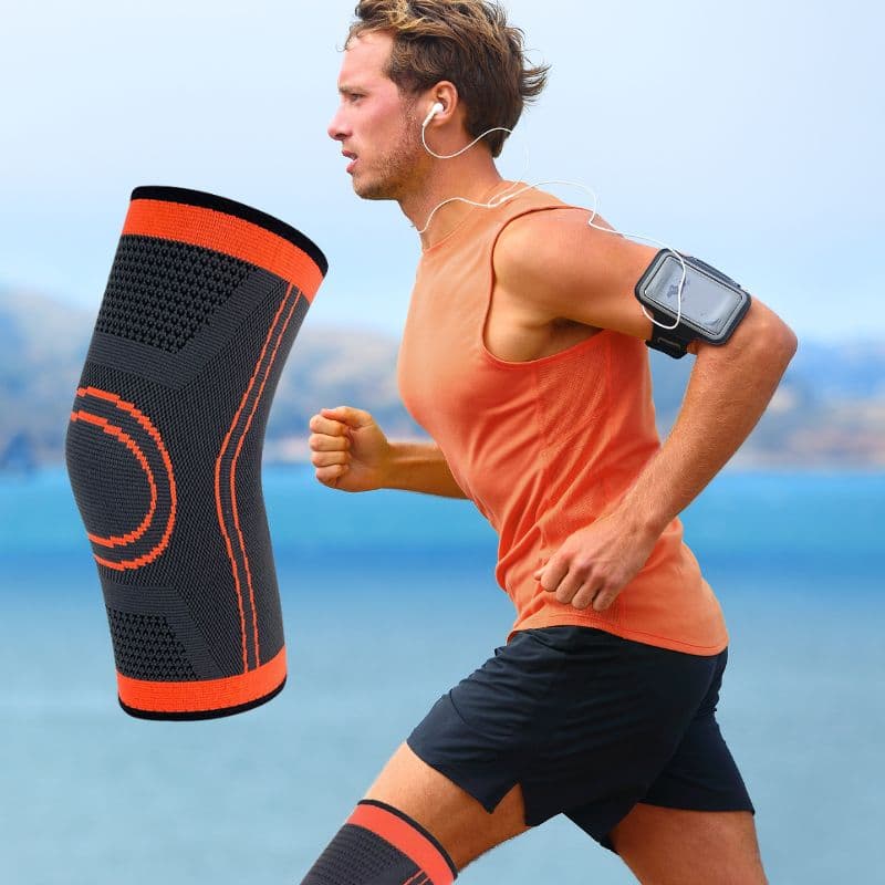 A00_tds0680_ Opaska na kolano XL - ORANGE