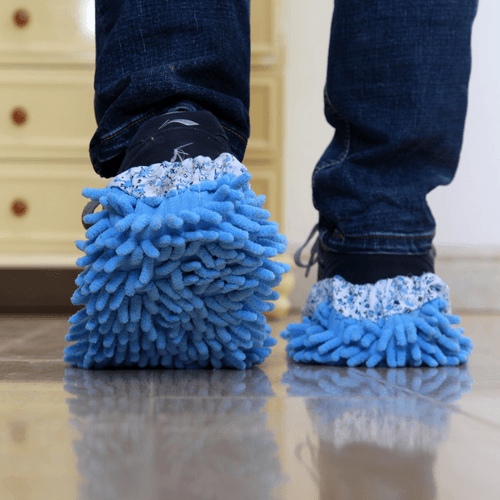 D00_U52 Buty Kapcie z mikrofibry (para)