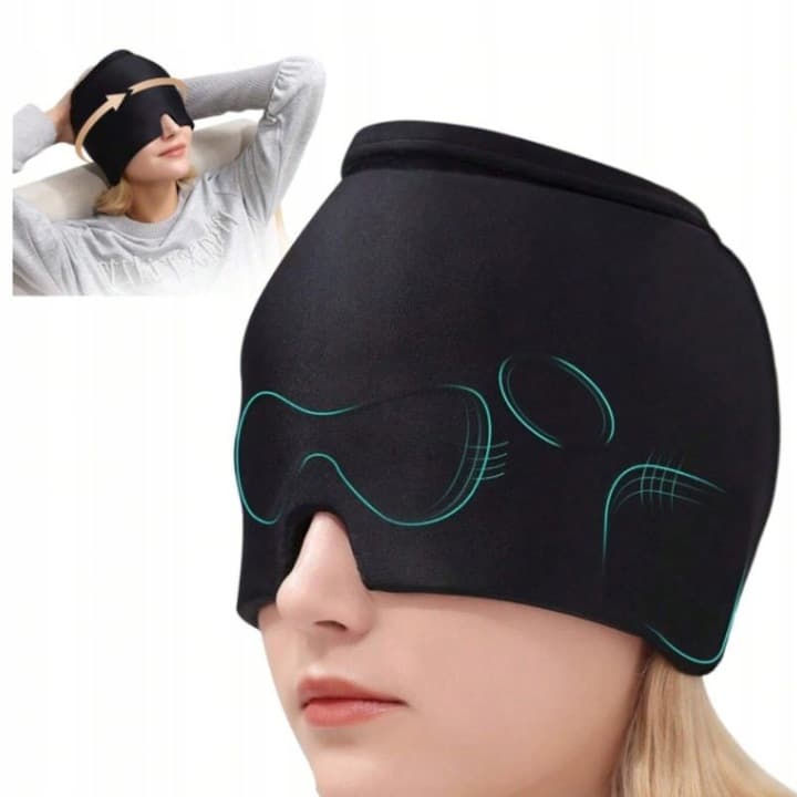 H12_tds0401_Czapka na migrenę ból głowy gorączkę