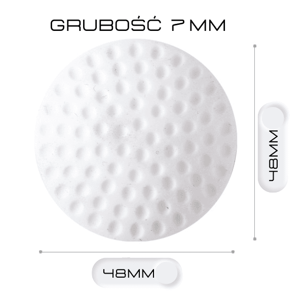 a2_X03 Odbojnik do ściany okrągły ( 5 szt )