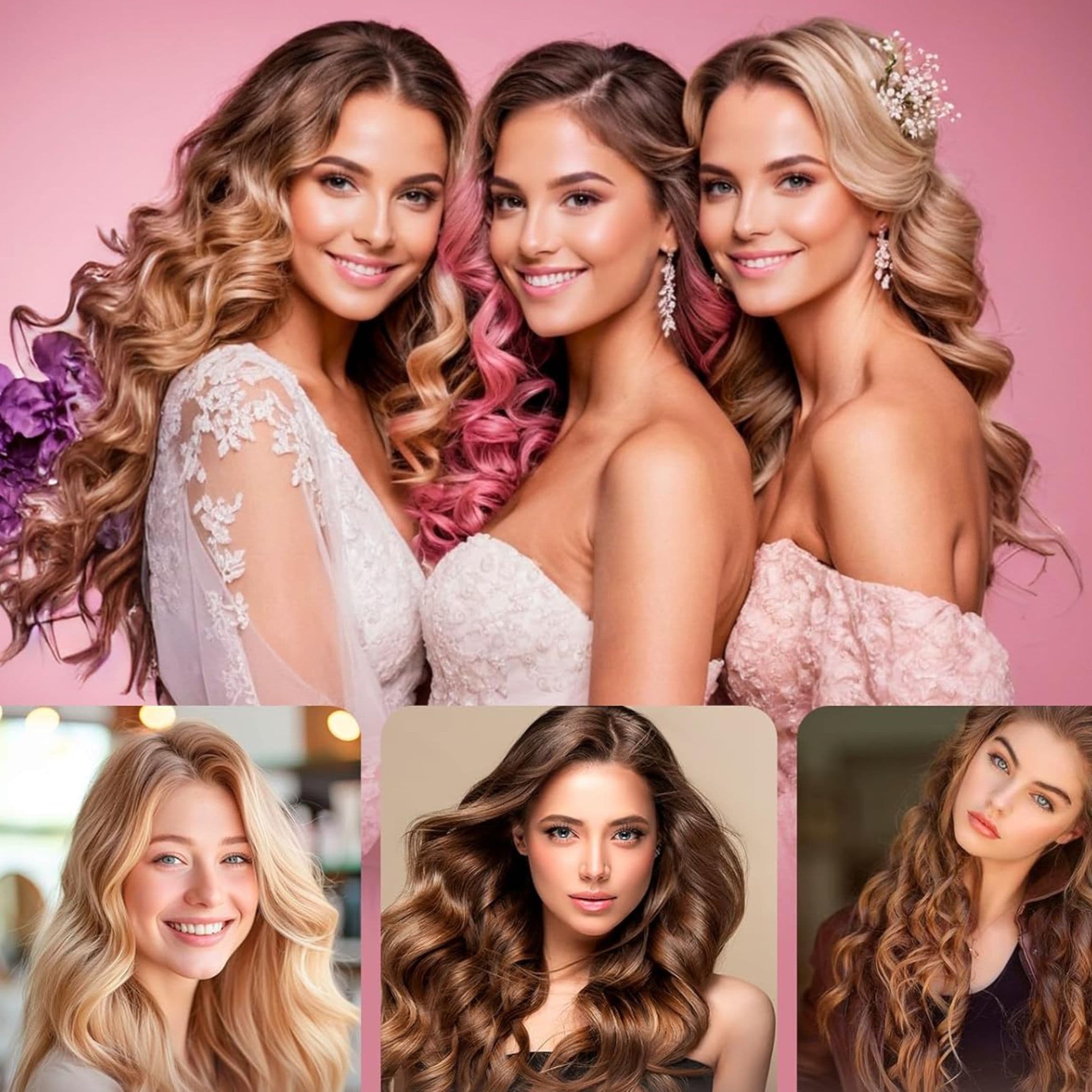 tds0761_Wałki do włosów zestaw 3 szt