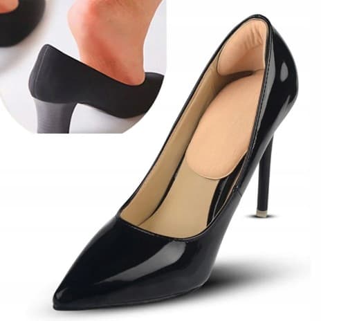 B9_L56 Zapiętki do butów, beżowe